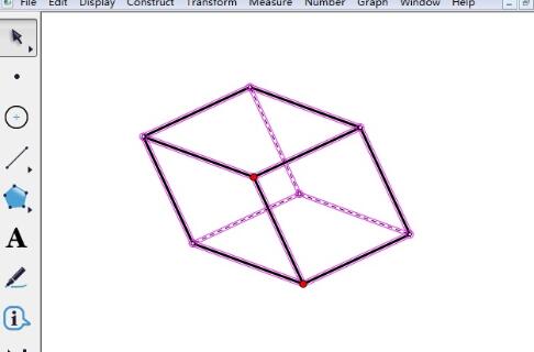 几何画板快速画出正六面体的操作方法截图