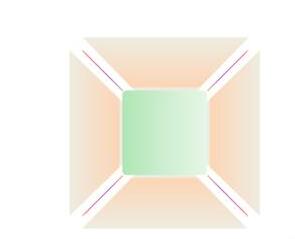 PPT制作四等分的模板的操作流程截图