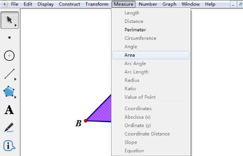 几何画板度量三角形的面积的详细教程截图