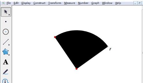 几何画板构造扇形内部的详细教程截图