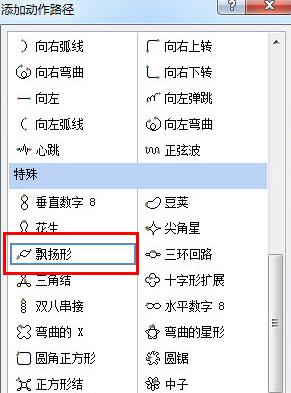 PPT实现播放时飘字的动画效果的操作方法截图