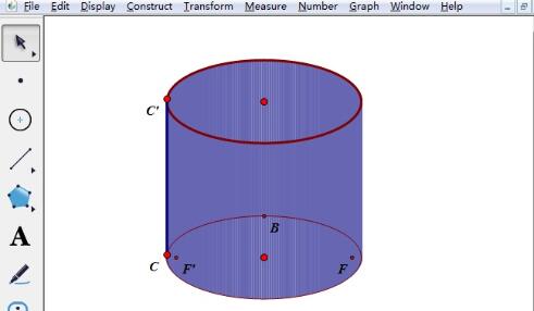 几何画板做圆柱的具体步骤截图