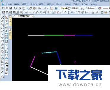 CAXA多线段怎么合并和闭合？CAXA多线段的合并和闭合的详细教程截图