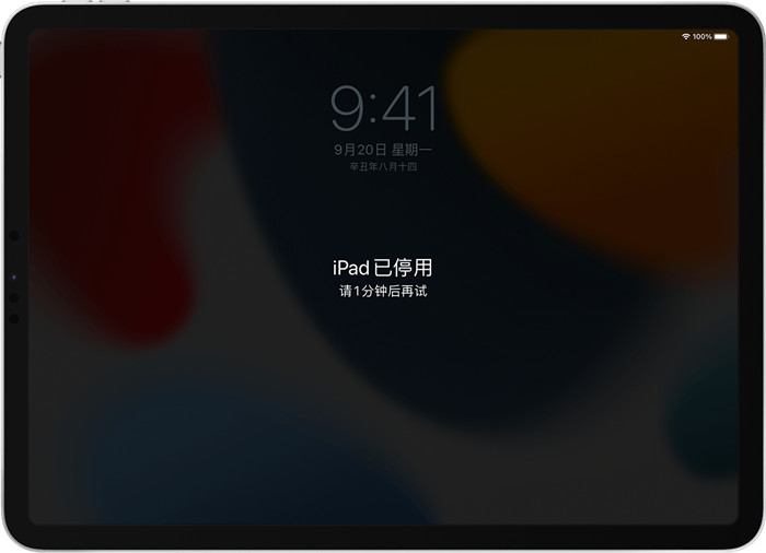 ipad已停用,连接itunes什么意思。