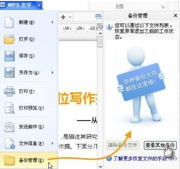 金山数据恢复大师怎么恢复wps?金山数据恢复大师恢复wps的方法截图