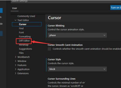 VS Code忽略修剪空白?VS Code忽略修剪空白操作方法介绍截图