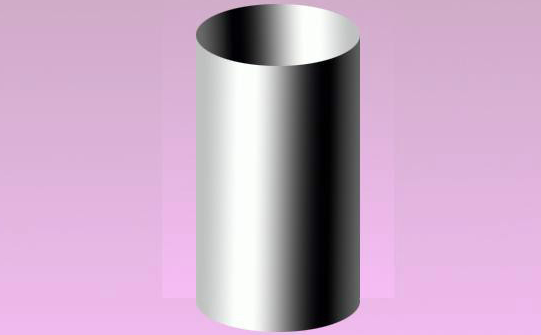 分享ps怎么画圆柱体