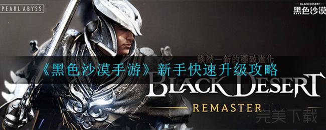 黑色沙漠新手怎么升级快?黑色沙漠最新快速升级技巧汇总2022。