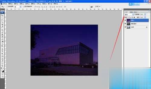 ps将一张白天的室外效果图变夜景效果图的教程(1)