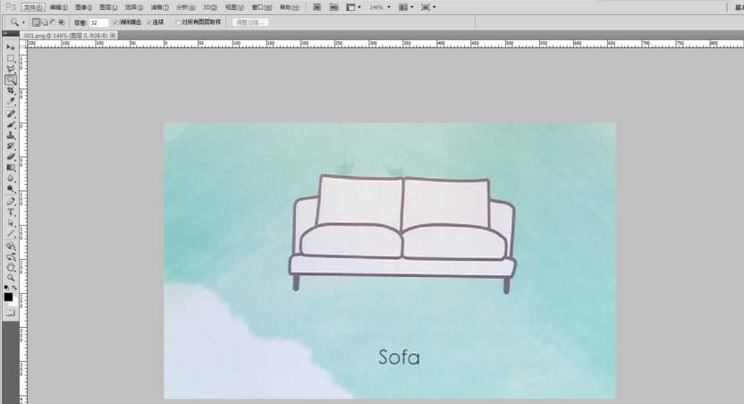 ps如何制作沙发