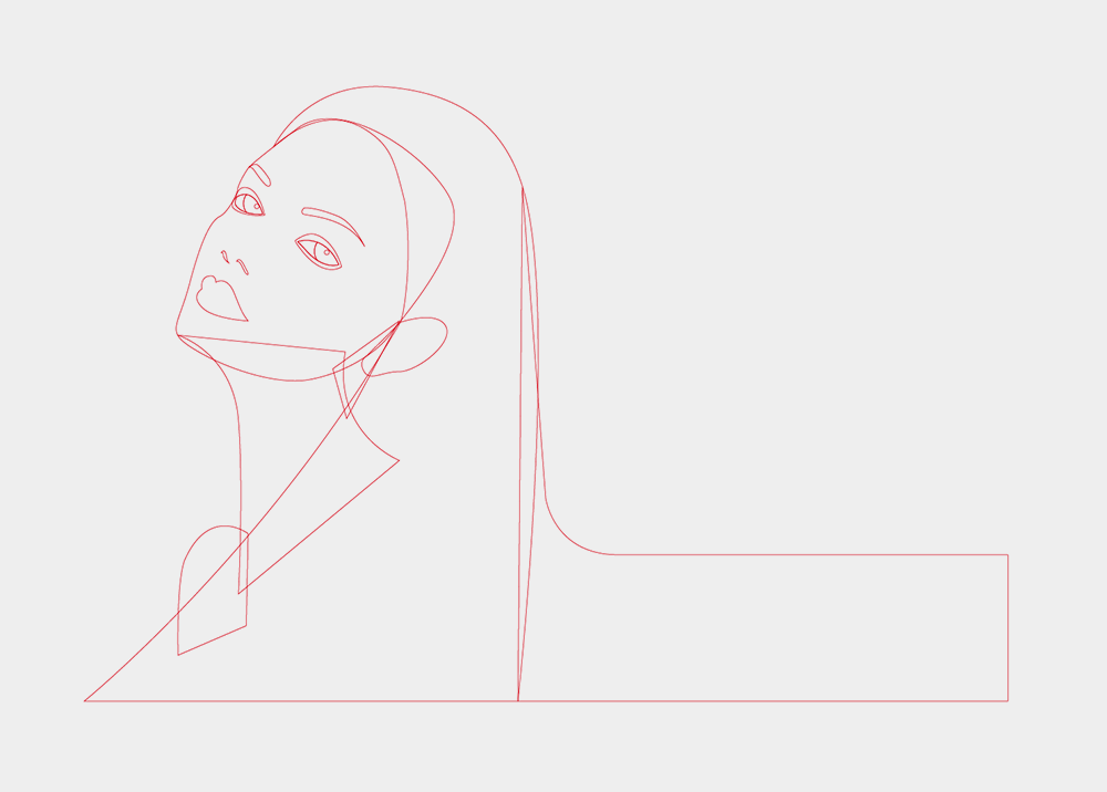 ai怎么绘制极简性感时尚风格插画(6)