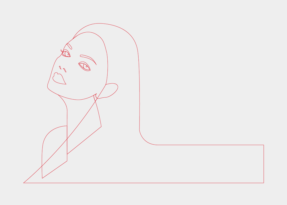 ai怎么绘制极简性感时尚风格插画(8)