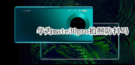 华为mate30pro拍照能防抖吗。