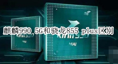 麒麟990 5G和骁龙855 plus有什么区别。