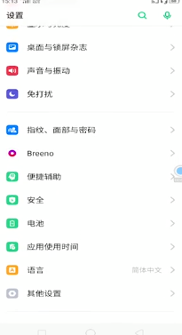 OPPO手机在哪设置显示日期格式。