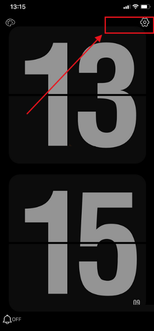 小编分享翻页时钟横屏如何开启 。。