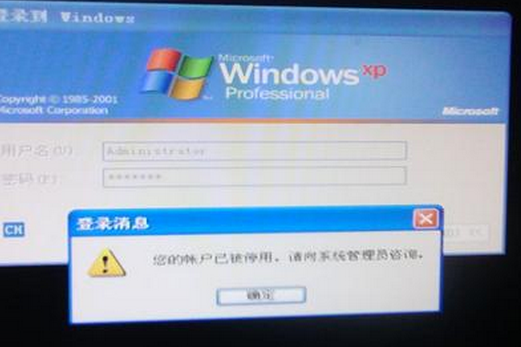 教你Winxp系统的管理员账户被禁用怎么办