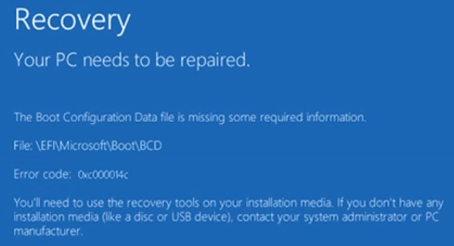我来教你Win10电脑卡机遇到蓝屏代码0xc000014c应该怎么办