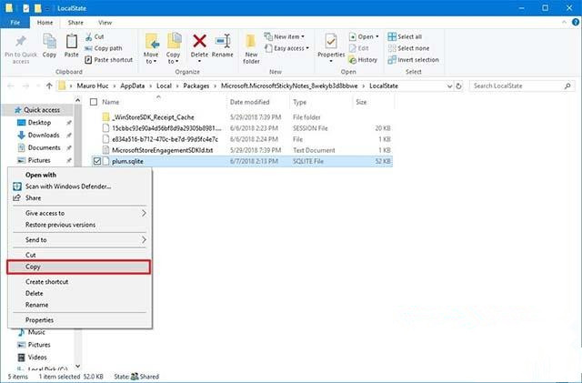 小编教你Win10系统如何创建粘滞便笺备份