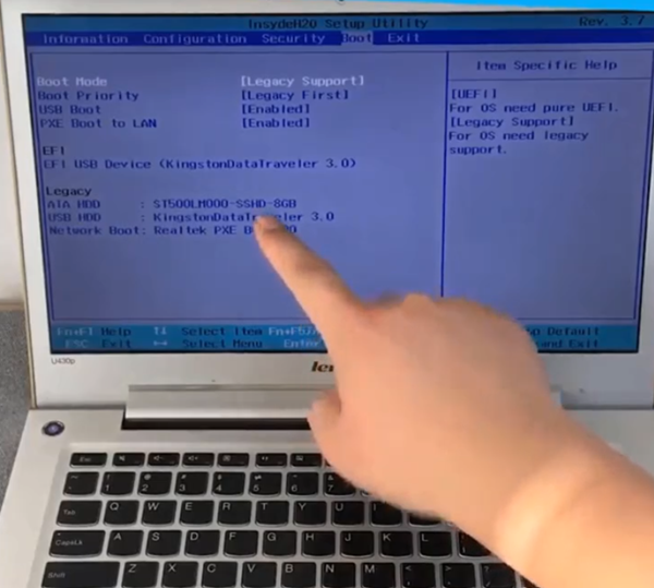 教你boot怎么设置u盘为第一启动项