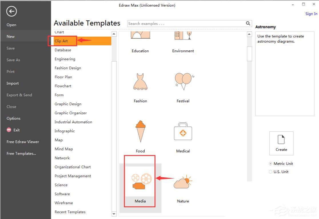 如何在Edraw Max里添加记者证？Edraw Max添加记者证的方法