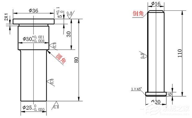教你AutoCAD2016快速入门：倒角和圆角