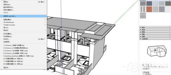 小编分享草图大师如何打印模板