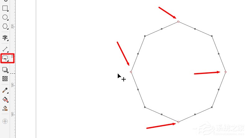 我来教你cdr如何使用锚点编辑工具