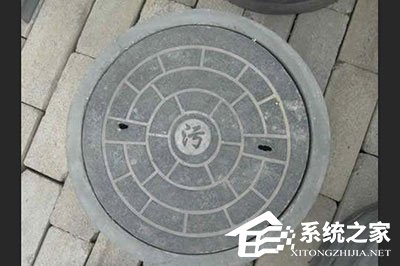 小编教你怎么用PS在井盖上涂鸦