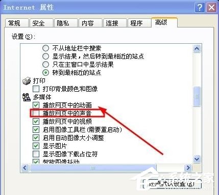 小编教你WinXP系统电脑网页没有声音怎么解决