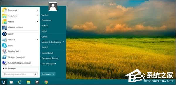 教你Win10将开始菜单改成Win7样式的操作方法