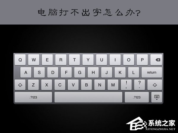 分享XP系统下电脑打不出字怎么办