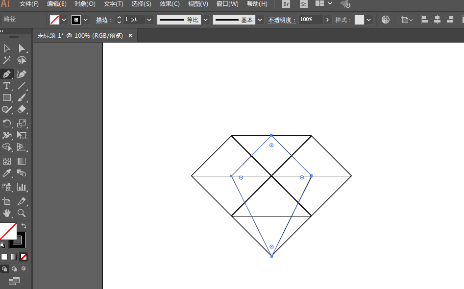 使用ai绘画出红钻石具体操作方法