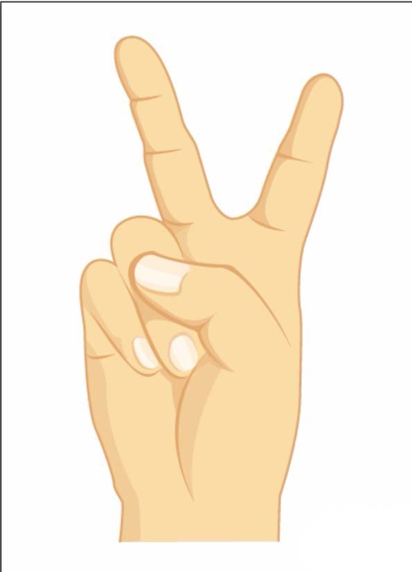 使用ai设计V手势具体流程介绍