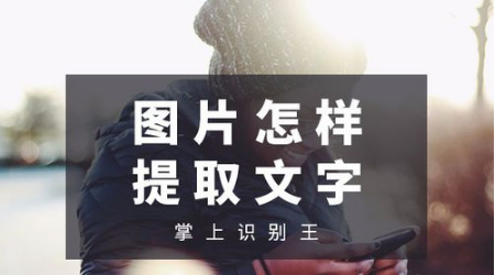 教你如何将图片上的文字识别提取出来。