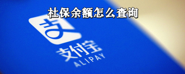 小编教你如何查询社保余额。