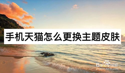 教你手机天猫如何更换主题皮肤。