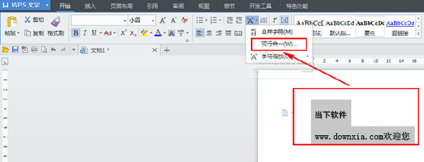 教你wps小技巧！双行合一的方法介绍。