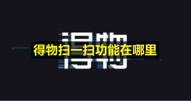 我来教你得物扫一扫功能在哪里。