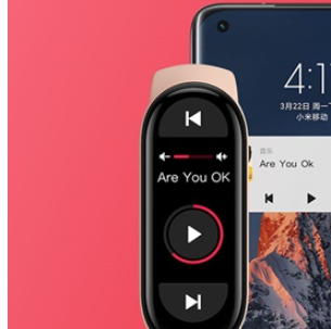 小米手环6怎么连接音乐